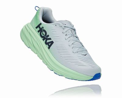 Hoka One One Men's Rincon 3 Walking Shoes Green Grey (HO7640) Australia